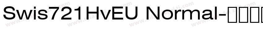 Swis721HvEU Normal字体转换